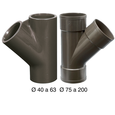 Derivación te 45º HTA-E Derivación te 45º HTA-E