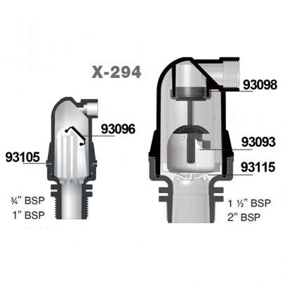 Boia para ventosa efecto duplo com vedação