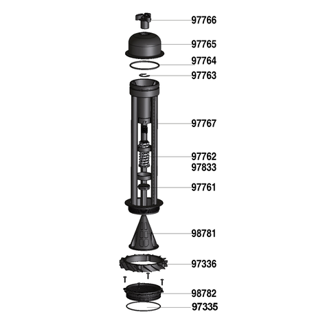 Tapón pistón hidráulico