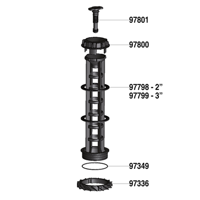 Corpo cartucho anilhas