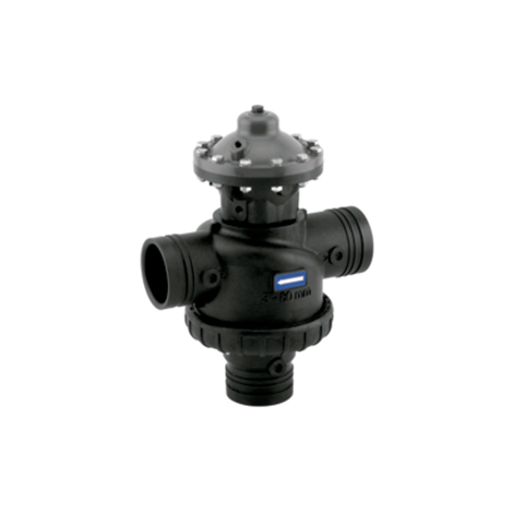 Válvula de contralavado en línea