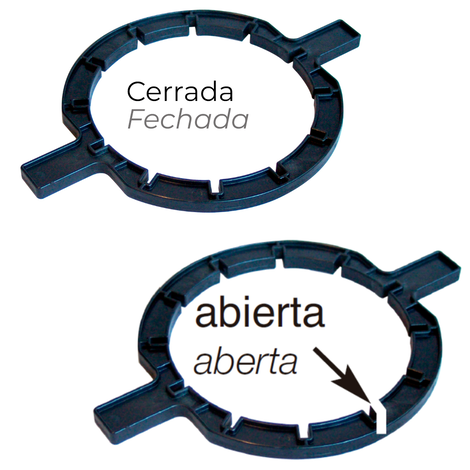 Llave de apriete para injerto Clip 90°. Llave de apriete para injerto Clip 90°.