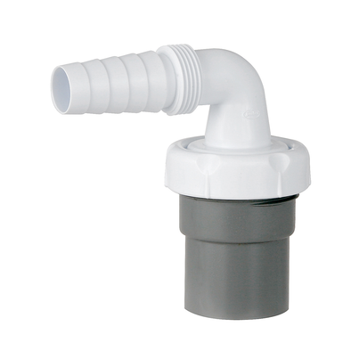 Solvent socket male union aux. connect.