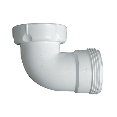 Threaded elbow one feed