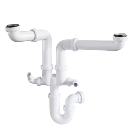 Sifón curvo ahorro espacio Sifón curvo ahorro espacio