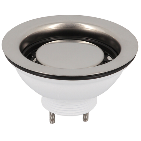 Válvula cesta fregadero con rebosadero redondo flexible