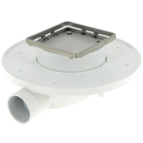 MAGNETECH Sumidero compacto para plato de ducha obra. Marco rellenable MAGNETECH Sumidero compacto para plato de ducha obra. Marco rellenable