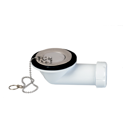 Válvula con tapón ABS cromado