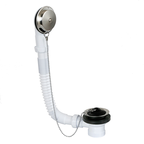 Flexible bathtub outlet