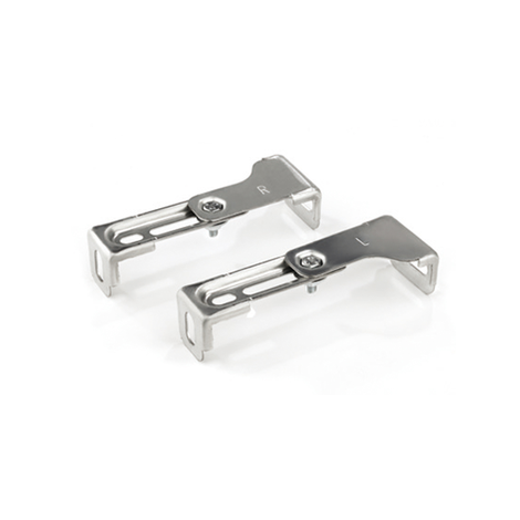 Soportes fijación superior de cisterna empotrada con bastidor a pared Soportes fijación superior de cisterna empotrada con bastidor a pared