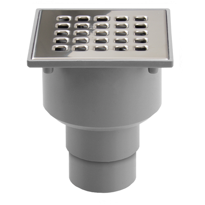 Trapped floor gully vertical outlet