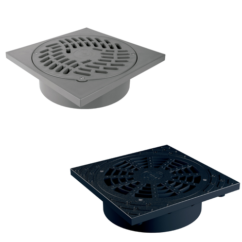 Top register access grid set, Ø 315