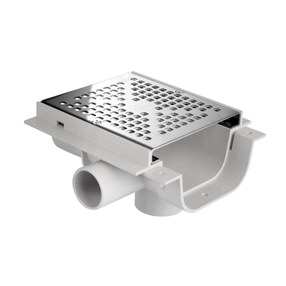 Channel with stainless steel grid