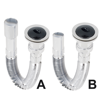 Válvula Ø 70 com tubo flexível metalizado