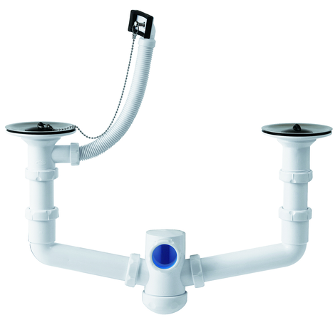 Trapped collector for sink