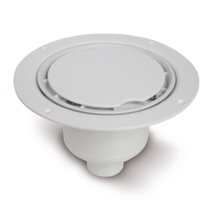 Sumidouro sifónico saída vertical para instalação em pavimentos com revestimentos vinílicos 