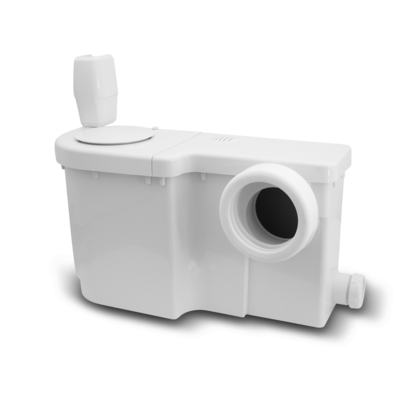 <b>CICLON FIT2</b> Triturador sanitario con 1 toma WC y 1 toma lateral (Ø40 mm)