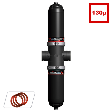 Automatic 130 microns double body filter -DISCS