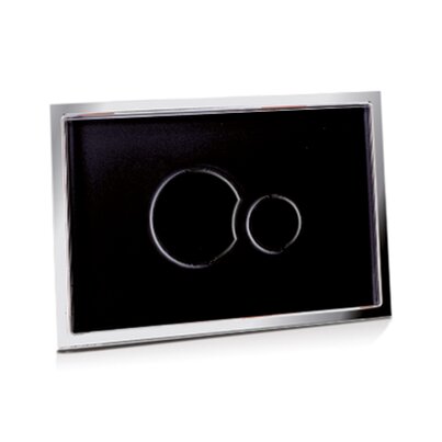 Operating glass plate for cisterns with 170/100 mm register