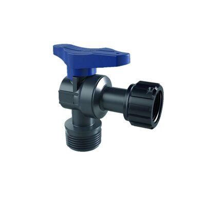 Válvula esfera ángulo para contador - HCR. Conexión rosca macho