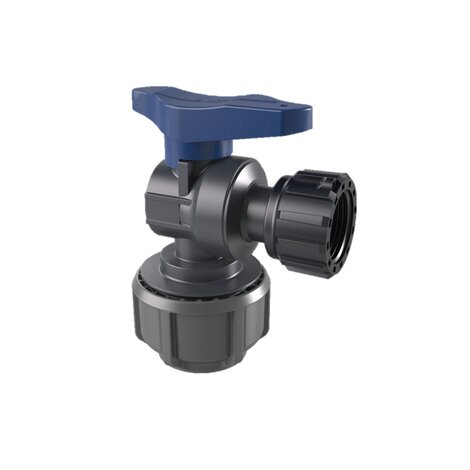 Válvula esfera ángulo para contador - HCR. Enlace fitting