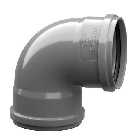Codo hembra/hembra 87° 30', con junta labiada