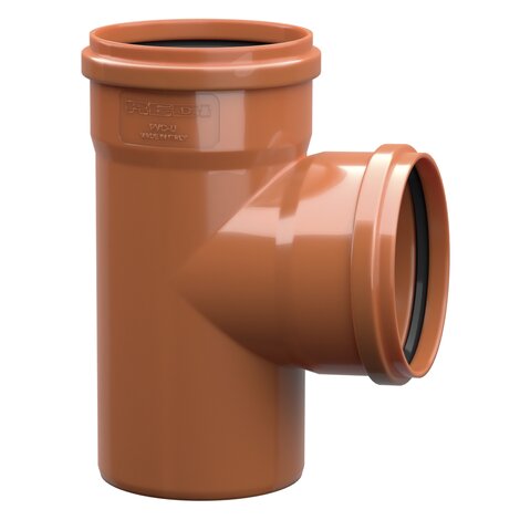 Derivación macho/hembra 87°30’, con junta labiada