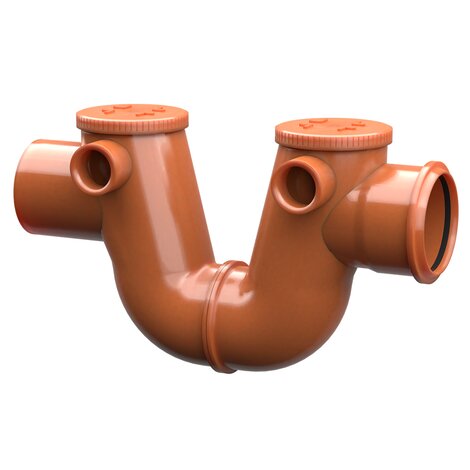 Junta tórica sifón A-N (teja/gris)