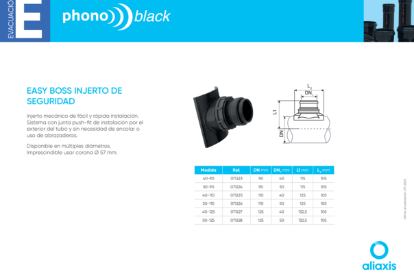 Ficha Técnica Phonoblack Easy Boss