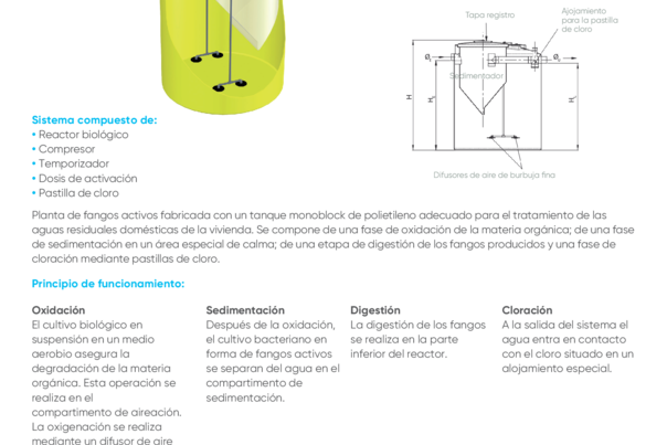 Ficha Técnica Reactor Biológico Compact